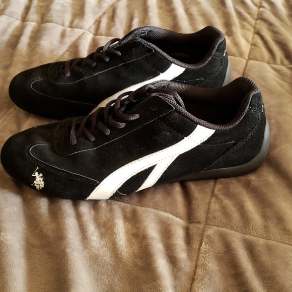 US Polo Assn black/ white sneakers